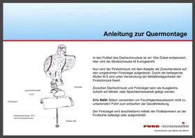 Montageanleitung Adapter