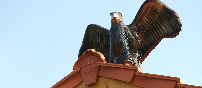 Dachschmuck Firstadler groß