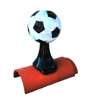 Dachschmuck Fußball