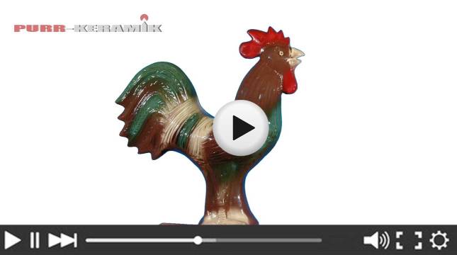 Dachschmuck Gockel klassisch 3D Video